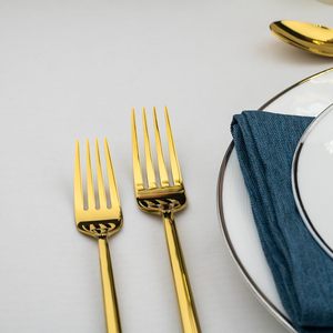 Vàng Thiết Kế Hiện Đại 20-Mảnh Giả Mạo <span class=keywords><strong>Flatware</strong></span> <span class=keywords><strong>Set</strong></span> Gương Thép Không Gỉ Đồ Dùng Phục Vụ <span class=keywords><strong>Set</strong></span> Cho Các Bên Nhà - Product Image 3