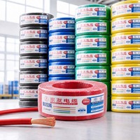 Kabel Listrik Inti Tembaga Berisolasi PVC Fleksibel 450/750V Harga Pabrik 1.5/2.5/4/6/10mm² untuk Penggunaan Bangunan & Rumah