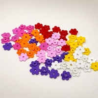 3742 Mini Briques Plantes Fleurs Petites Particules Blocs de Construction Accessoires Plaque Ronde 1*1 avec 6 Pétales Jouet de Construction en Plastique