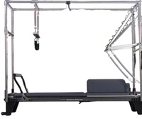Machine de Pilates Reformer en alliage d'aluminium pour l'entraînement en studio avec système fonctionnel trois-en-un