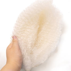 100% <span class=keywords><strong>capelli</strong></span> umani colore bianco #60 meches Humain En Gros Afro crespo <span class=keywords><strong>capelli</strong></span> umani alla rinfusa <span class=keywords><strong>capelli</strong></span> intrecciati - Product Image 4