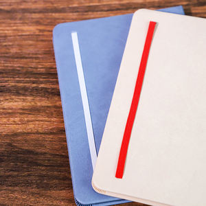 Taccuino rosa con logo personalizzato con taccuino con copertina rigida in carta speciale con copertina in pelle PU - Product Image 4