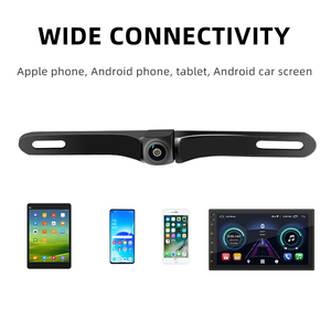 Wifi Không Dây 720P Giấy Phép Tấm Khung Xếp Máy Ảnh Không Thấm Nước IP68 Với Ứng Dụng HD Ánh Sáng Sao Tầm Nhìn Ban Đêm Xếp Máy Ảnh Cho Xe - Product Image 5