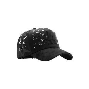Casquettes de barbier personnalisées OEM avec strass, casquettes originales Gorra Barbas, casquettes de <span class=keywords><strong>magicien</strong></span>, collection G5, casquettes de baseball noires à 5 panneaux, 31 casquettes - Product Image 1