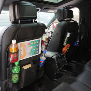 Organizador multifunción Oxford de alta calidad para asiento trasero de coche con 9 bolsillos de almacenamiento soporte táctil para niños y bebés - Product Image 6