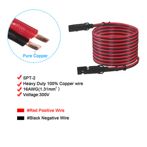 Cable de Extensión SAE 18AWG Impermeable para Moto, ATV, Barco, 12V 24V - Product Image 2
