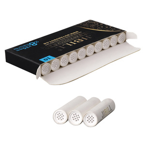 JIBILL Pipe Filter Cartridges 8mm Dual Ceramic Head Activated Carbon Smoking Accessory - Product Image 2