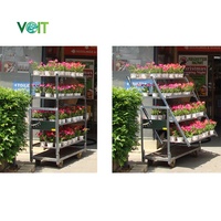 Serre Garden Center Multi-Purpose Plis Expédition Pépinière Présentoir Chariot