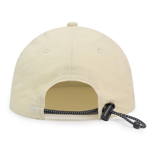 Casquette Snapback Veracap HS24 personnalisée avec broderie 3D, en sergé de polyester non structuré, 5 panneaux, avec cordon - Product Image 5