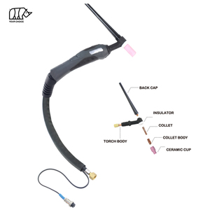 Inwelt nhà máy giá 4M 8M vonfram Argon Arc <span class=keywords><strong>Tig</strong></span> Súng 110amp khí làm mát bằng <span class=keywords><strong>Tig</strong></span> Hàn ngọn đuốc <span class=keywords><strong>wp9</strong></span> - Product Image 6