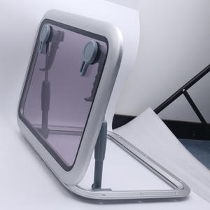 長方形の舷窓アルミニウム合金天窓新しい海洋ハードウェアボートアクセサリーRV-複数のアクリルガラス仕様 - Product Image 2