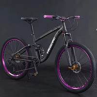 Vélo de montagne VTT 29 pouces, vélo de montagne à suspension intégrale, 21/24 vitesses, vélo adulte 26/27,5/29 pouces pour hommes, vélo VTT