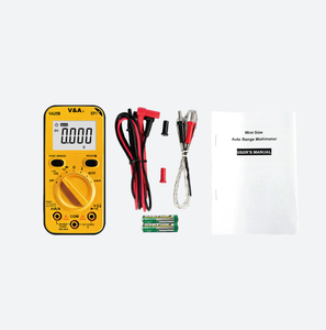 มัลติมิเตอร์ดิจิตอลแบบพกพา VA25B True RMS ช่วงอัตโนมัติ ขนาดเล็ก 600V AC วัดโวลต์ โอห์ม อุณหภูมิ พร้อม NCV - Product Image 3