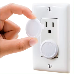 Enchufe eléctrico para bebés y niños, prevención de riesgos eléctricos potenciales, protección de enchufe de seguridad, aislamiento y seguridad no tóxica - Product Image 3