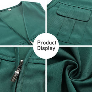 <span class=keywords><strong>Chaleco</strong></span> Formal de Poliéster Negro Transpirable de Punto <span class=keywords><strong>para</strong></span> Camareros con Impresión <span class=keywords><strong>para</strong></span> Personal de Servicio de Hot Pot - Product Image 2