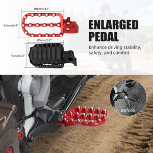 Reposapiés de Aluminio Forjado NICECNC para Honda CRF1100L Africa Twin Adventure Sports 2020-2025 50617-MKK-D00 Todoterreno - Product Image 2