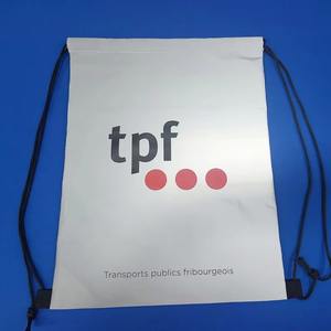 Large Capacity Polyester Sports <b>Backpack</b> Customizable Logo Bohemian <b>Drawstring</b> Bag New Summer Holiday Gift for Ladies - Product Image 2