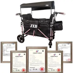 JXB-cochecitos plegables para niños, carrito de utilidad al aire libre, carrito de playa para bebé, accesorios para acampada, carro Extra grande con freno