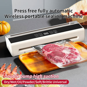 Scelleuse sous vide <span class=keywords><strong>sans</strong></span> <span class=keywords><strong>fil</strong></span> avec écran LCD, économiseur d'aliments portable et facile à utiliser pour la cuisine domestique - Product Image 3