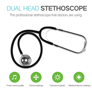 Chine <span class=keywords><strong>Sthetoscope</strong></span> Médical Pas Cher Simple Professionnel Cardiologie Médecin Double Tête Stéthoscope - Product Image 6