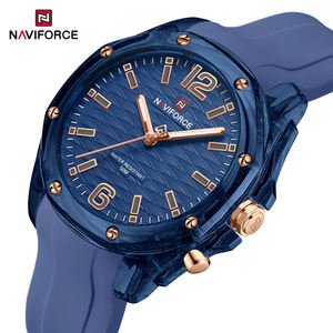 นาฬิกาข้อมือผู้หญิง NAVIFORCE NF6103 สายซิลิโคนเรียบง่าย นาฬิกาควอตซ์ ดีไซน์หรูหรา ทันสมัย กันน้ำ รุ่นปี 2026 - Product Image 2