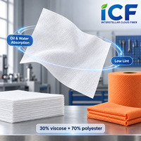 Lingettes industrielles robustes pour l'huile, l'eau, les liquides de refroidissement, les diluants pour peinture, le nettoyage des métaux et la fabrication, chiffons de nettoyage