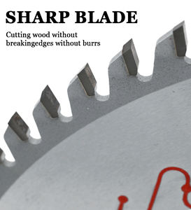 Lama per Sega Circolare a Tavola Scorrevole/Sega a Pannello TCT di Precisione Industriale Saldata al Laser OEM 250x3.2x2.2x30x80T per Taglio Legno Liscio e Durevole - Product Image 4