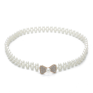 <span class=keywords><strong>Ceinture</strong></span> fine perlée Kellybelt de style japonais et coré<span class=keywords><strong>en</strong></span> pour <span class=keywords><strong>femme</strong></span>, chaîne de taille élastique <span class=keywords><strong>en</strong></span> alliage, largeur 2 cm, longueur 65 cm, idéale pour l'été - Product Image 1
