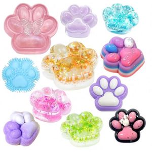 Premium Soft Foam <b>Cat</b> Paw <b>Squishy</b> Toy Set Slow Rising Mochi Texture Sensory Fidget Kawaii Ball Stress Relief 5 to 7 Years - Product Image 6