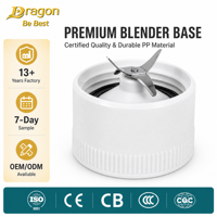 Base de mixeur premium avec lame à 4 feuilles pour les pièces de rechange de mixeur universel série 176, en PP de qualité alimentaire, vente en gros d'usine