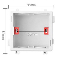 Boîte de jonction en PVC de type 86, boîte en plastique connectable