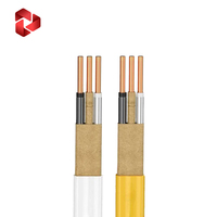 Cable Plano Twin Earth con Conductor de Cobre, Voltaje Nominal 0.6/1KV, Modelo NM-B, Marca NVDAN, para Cableado Eléctrico Doméstico con Aislamiento de PVC
