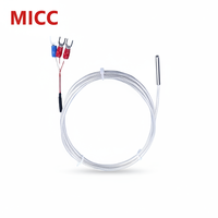 Capteur de température à sonde thermique MICC RTD-PW-005 pour gaz d'échappement à haute température (600-800°C) 200mm à élément simple/double