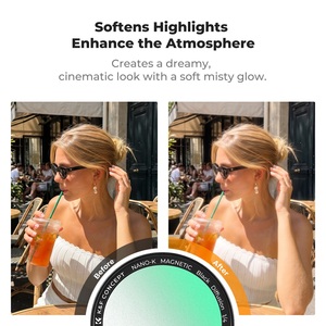 Kit de filtres pour appareil photo K&F <span class=keywords><strong>Concept</strong></span> FA302 à montage direct, verre optique AGC, diffuseur noir magnétique, ensemble de filtres 1/4, 49 mm, kit de filtres pour appareil photo de téléphone - Product Image 3