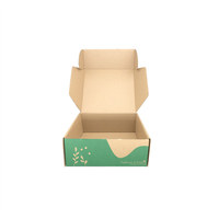 Boîte d'emballage en carton ondulé pour faux ongles de luxe sur mesure avec pelliculage mat et gaufrage, logo personnalisé