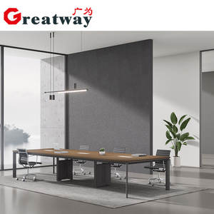 Table de conférence rectangulaire moderne sur mesure, table de réunion de bureau de bonne qualité pour 6 à 20 personnes - Product Image 2