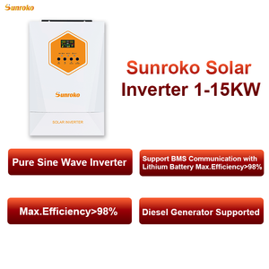 Sistema de Energía Solar Híbrido Fotovoltaico Sunroko 2Kw 4Kw 10Kw, Kit Completo Monofásico Fuera de la Red SR-GD4-11K - Product Image 1