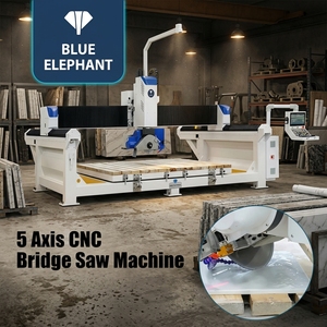 Scie à pont CNC 5 axes pour la découpe <span class=keywords><strong>de</strong></span> pierre avec positionnement photo et planification automatique <span class=keywords><strong>de</strong></span> la trajectoire <span class=keywords><strong>de</strong></span> coupe - Product Image 1