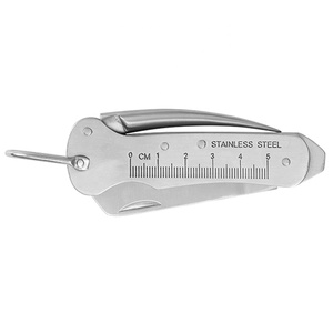 Acier inoxydable Sheepsfoot lame aiguisée manille clé peut ouvre-bouteille Marlin Spike Bail Ring couteau <span class=keywords><strong>de</strong></span> <span class=keywords><strong>marin</strong></span> avec lanière <span class=keywords><strong>de</strong></span> sécurité - Product Image 2