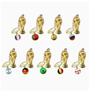 Customized sports trophy plastic <b>keychain</b> - Product Image 2
