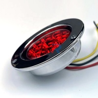 2024 tendances chaud 12 24 volts Chrome ombre LED remorque camion feu arrière nouvel état rouge ambre jaune autres voiture lumière accessoires