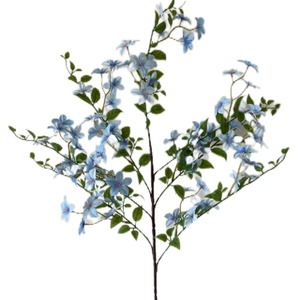 Ramo de simulación de alta gama con flores de seda terminadas, plantas verdes Qilixiang y jazmín de invierno para decoración de bodas, eventos y hogar. - Product Image 5