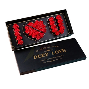 Wholesale Deep love Gift Rose Box, Flower Boxes, Floral Boxes I Love U Heart You Box Hand By Heart Boxes