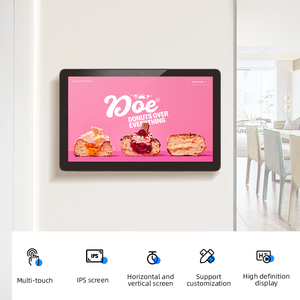 Độ phân giải cao 13.3 inch thương mại <span class=keywords><strong>Android</strong></span> thông minh màn hình phẳng 4K Video Đăng tường Màn hình LCD <span class=keywords><strong>TV</strong></span> cho thiết bị trong nhà - Product Image 3