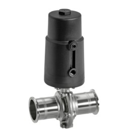 Válvula de Mariposa Gemu 410 411 415 417 423 428 D451 D457 R480, Cuerpo de Plástico, Rosca Interna, Manual, para Agua a Temperatura Normal - Product Image 2