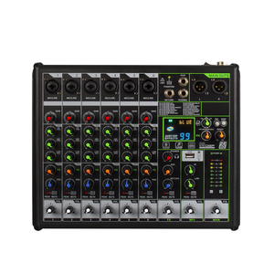 RX6-PRO USB Audio Mixer met 48V Phantom Power Stereo <span class=keywords><strong>DJ</strong></span> Mixer Mute-knop voor Live Streaming Podcasting Studio - Product Image 1