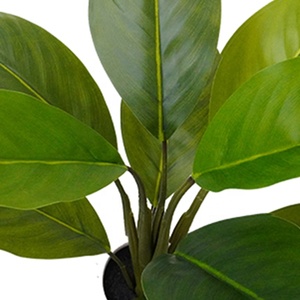 Faux Plantes Plante En Pot Artificielle 45cm Paons Feuilles Plante En Pot Faux Verdure Plante D'intérieur pour La Maison Bureau Cottage Patio - Product Image 4