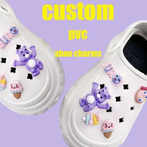 Groothandel Prijs Gespen Schoen Custom Cartoon Anime Schoen Decoraties Zachte Pvc Sneaker Accessoires Voor Vrouw