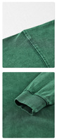Le coton épaissi fait de vieux T-shirts à manches longues des t-shirts T-shirt de sport de haute qualité
