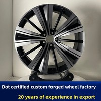 Ruedas de Aleación de Aluminio Forjado T6061 de 20 y 21 Pulgadas, Estándar DOT Internacional, Calidad de Exportación, Grado Automotriz, con Buje de Múltiples Toneladas